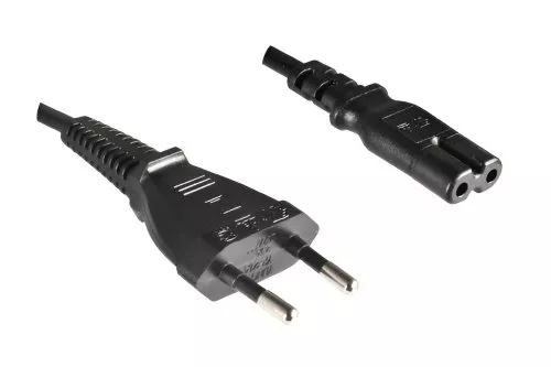 Netzkabel Eurostecker Typ C auf C7,